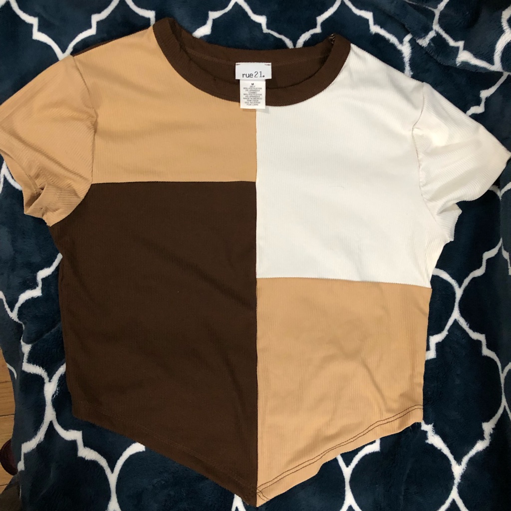 Patchwork Hanky Hem Top